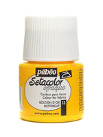 Pebeo Setacolor Opaque Fabric Paint Buttercup 45 Ml [Pack Of 3]