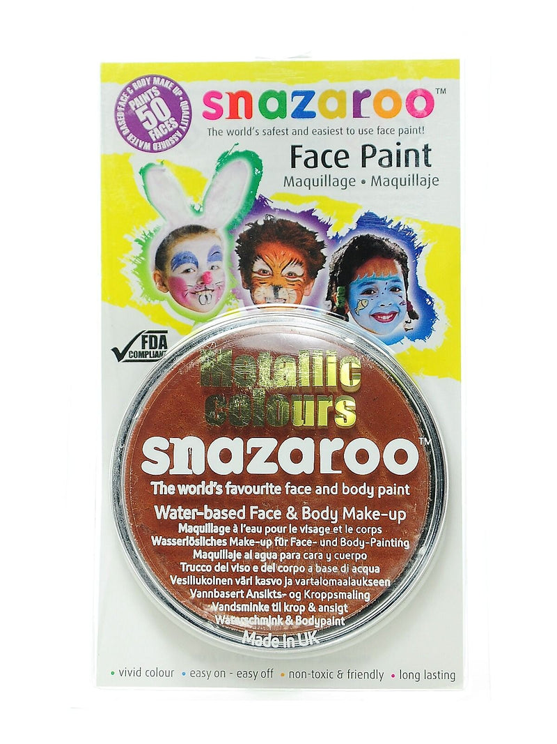 Snazaroo Face Paint Colors Metallic Copper [Pack Of 2]