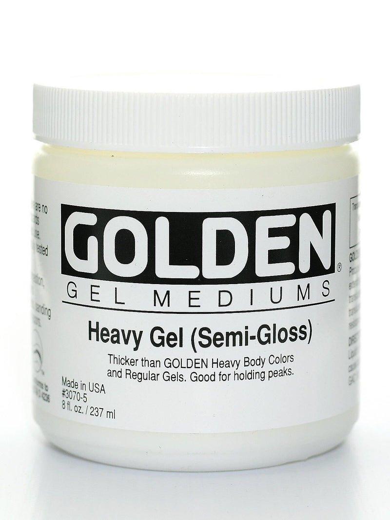 Golden Gel Mediums heavy semi-gloss 8 oz.