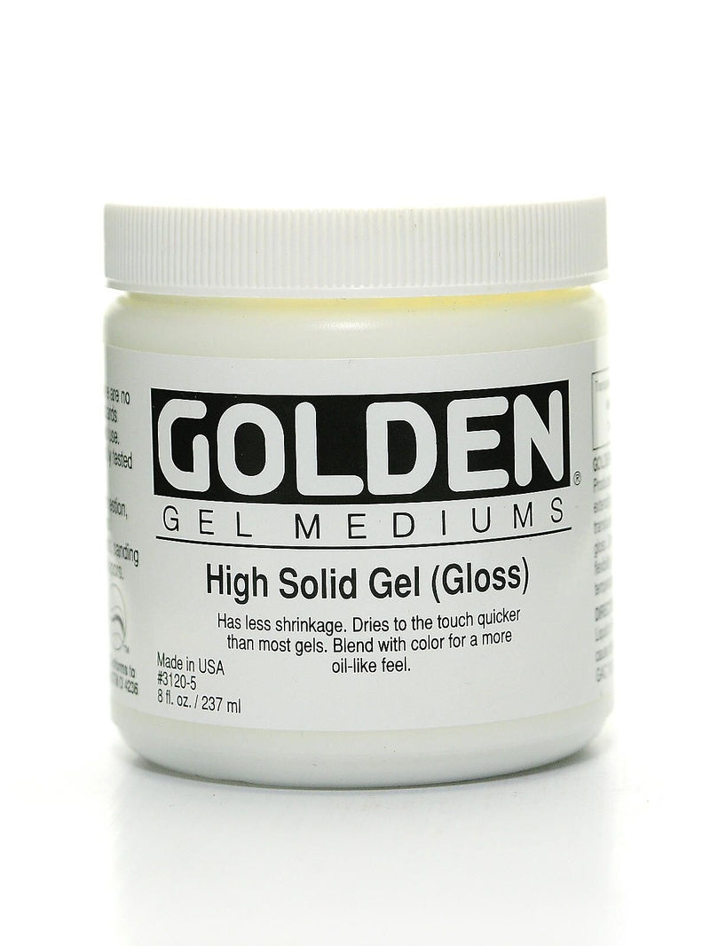 Golden Gel Mediums high solid gloss 8 oz.