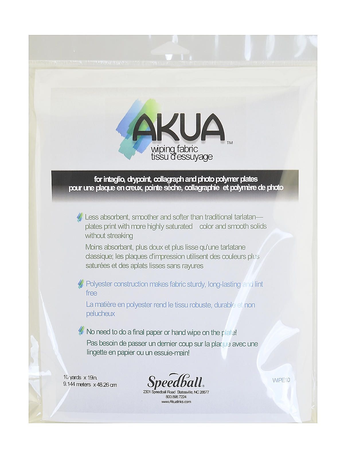 Akua Wiping Fabric 19 In. X 10 Yard