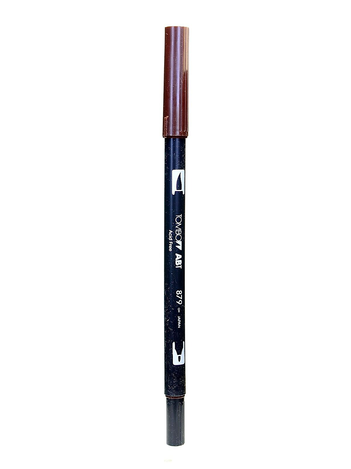 Tombow Dual End Brush Pen Brown [Pack Of 12]