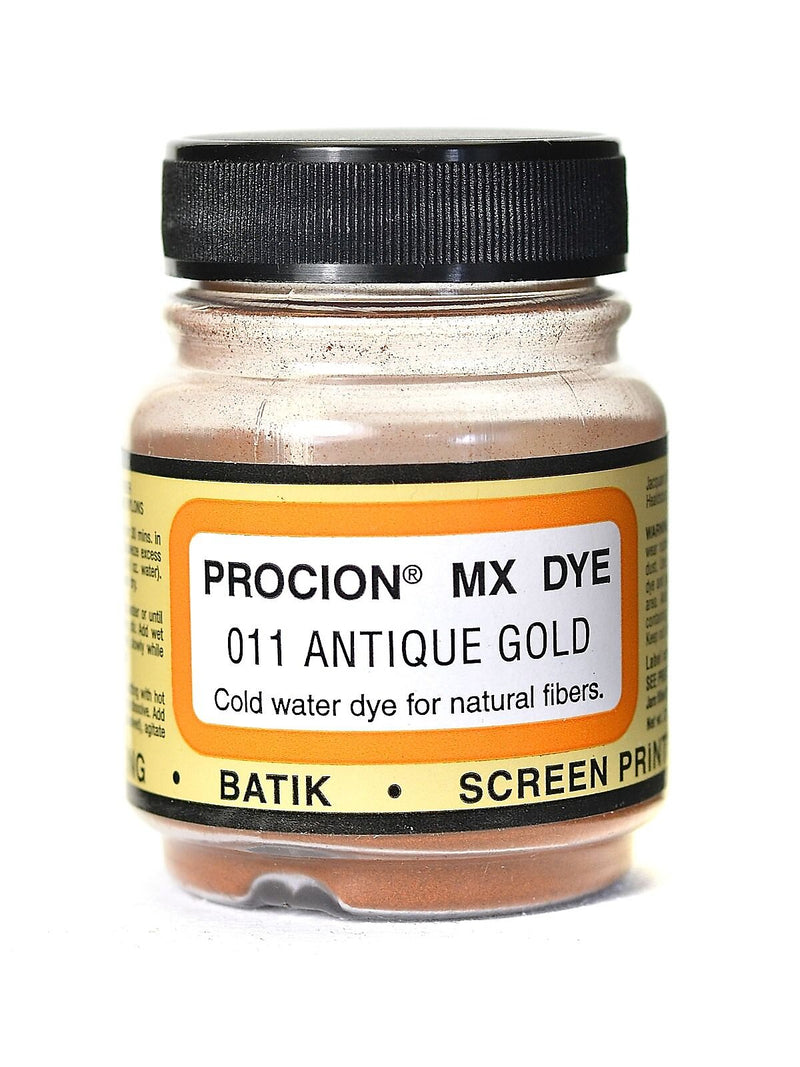 Jacquard Procion Mx Fiber Reactive Dye Antique Gold 011 2/3 Oz. [Pack Of 3]