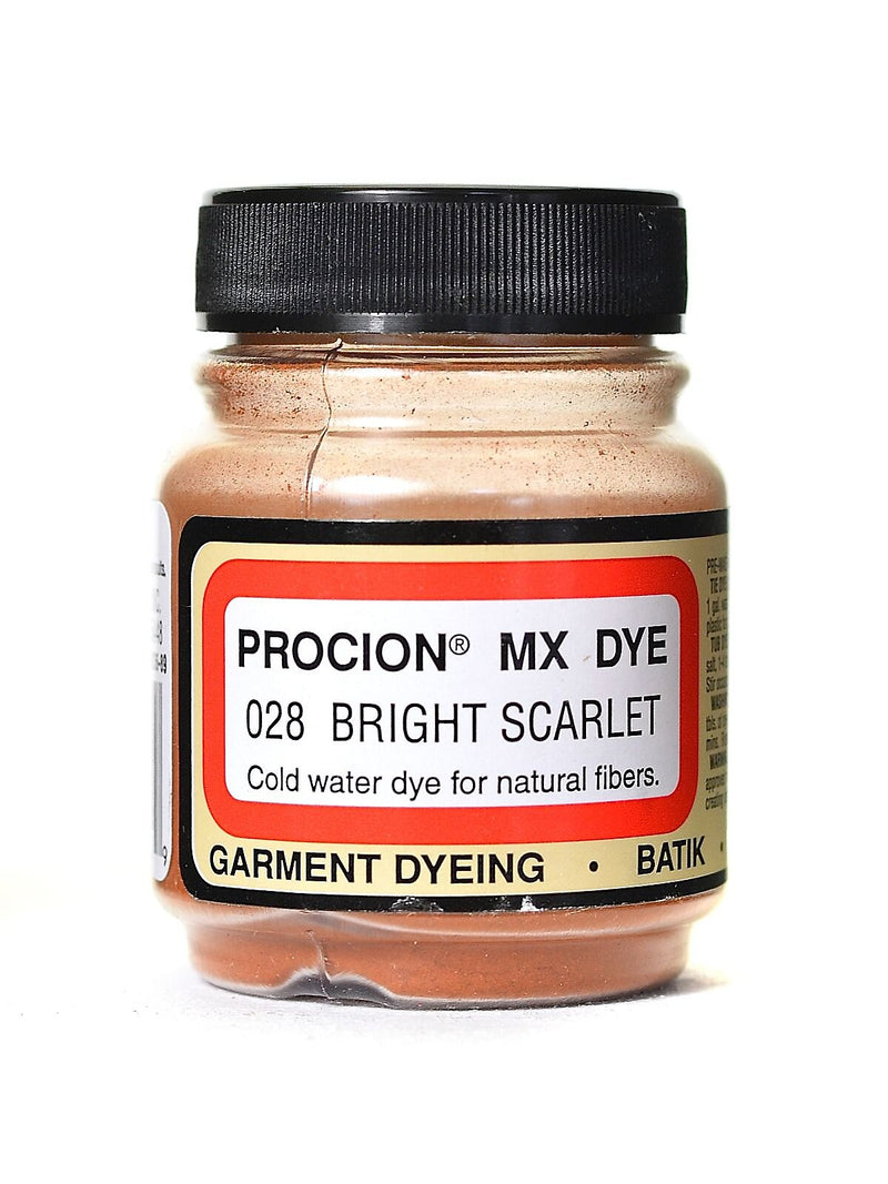 Jacquard Procion Mx Fiber Reactive Dye Bright Scarlet 028 2/3 Oz. [Pack Of 3]