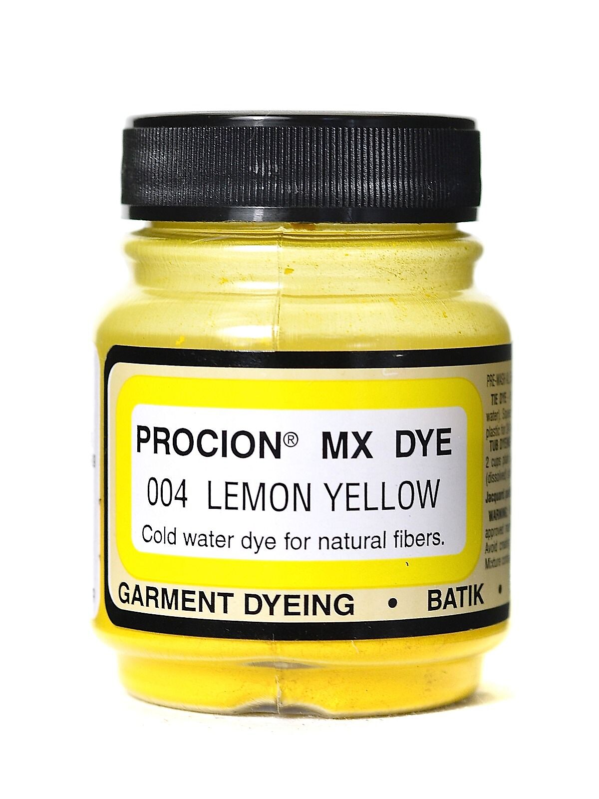 Jacquard Procion Mx Fiber Reactive Dye Lemon Yellow 004 2/3 Oz. [Pack Of 3]