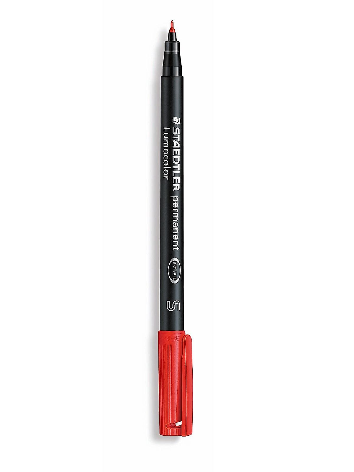 Staedtler Lumocolor AV Marker, Red Superfine, 10/Pack (33811-PK10)
