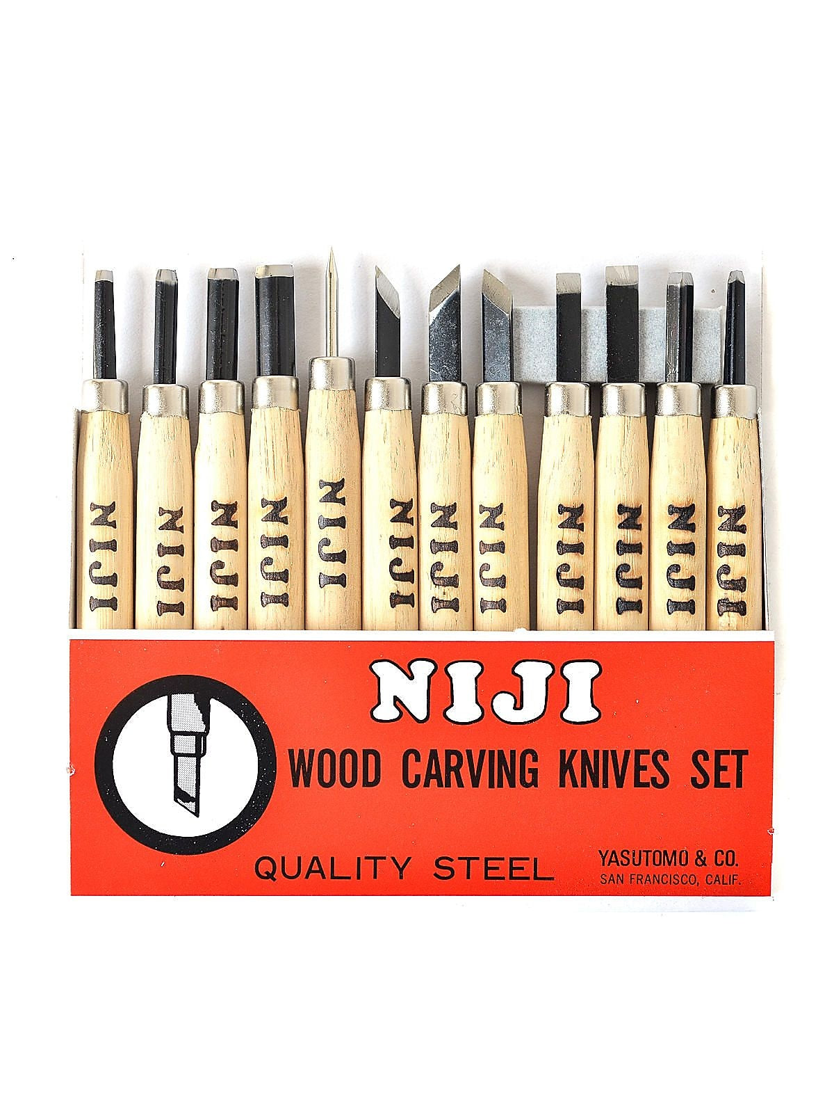 Yasutomo 47534 Niji Woodcarving Set