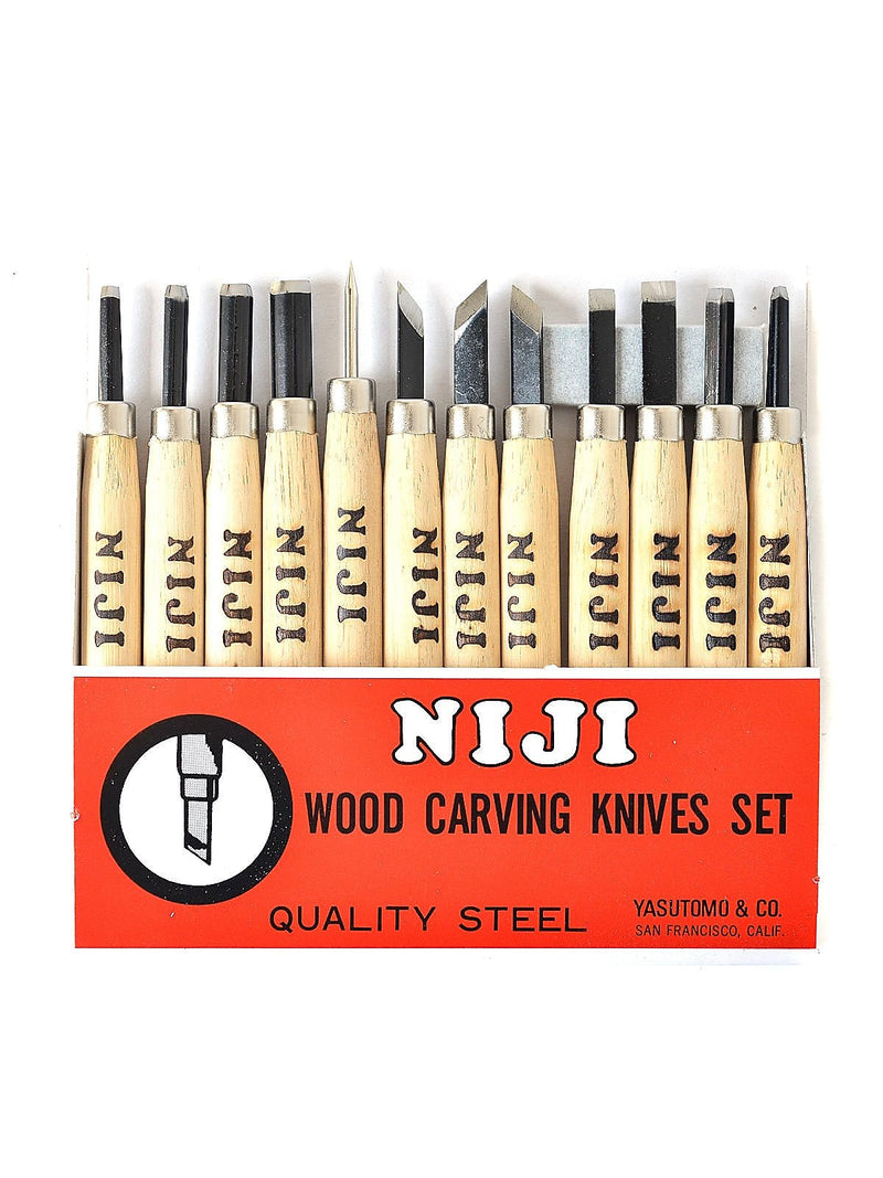 Yasutomo 47534 Niji Woodcarving Set