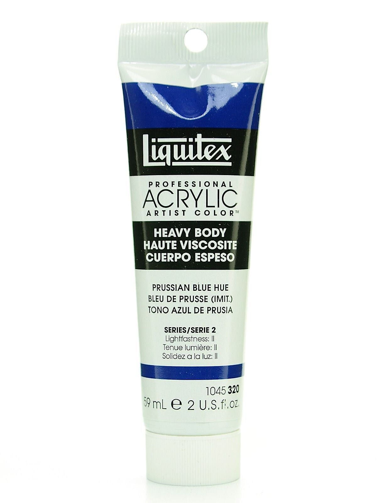 Liquitex Heavy Body Professional Artist Acrylic Colors Prussian Blue Hue 2 Oz. [Pack Of 2]