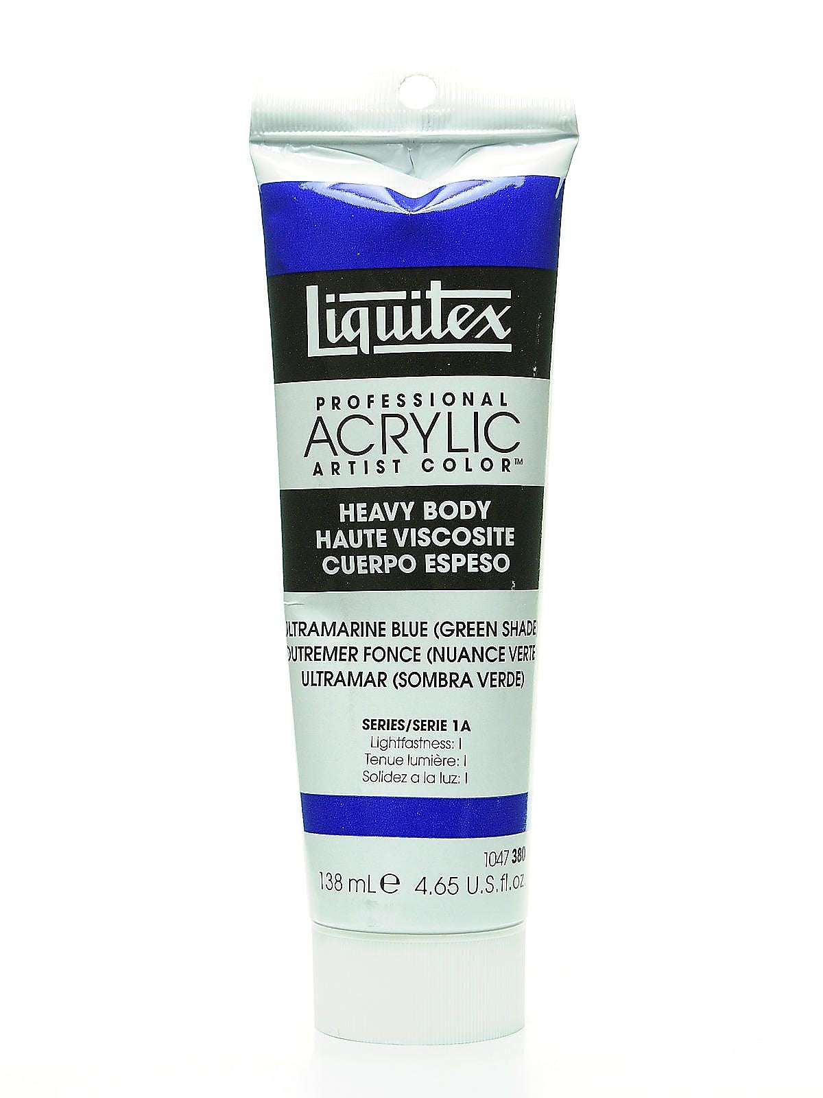 Liquitex Heavy Body Professional Artist Acrylic Colors Ultramarine Blue (Green Shade) 4.65 Oz.