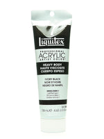 Liquitex Heavy Body Professional Artist Acrylic Colors Ivory Black 4.65 Oz.