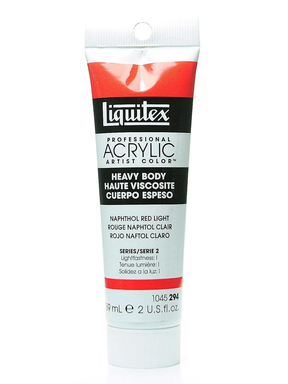 Liquitex Heavy Body Professional Artist Acrylic Colors Naphthol Red Light 2 Oz. 2Pk (18819-Pk2)