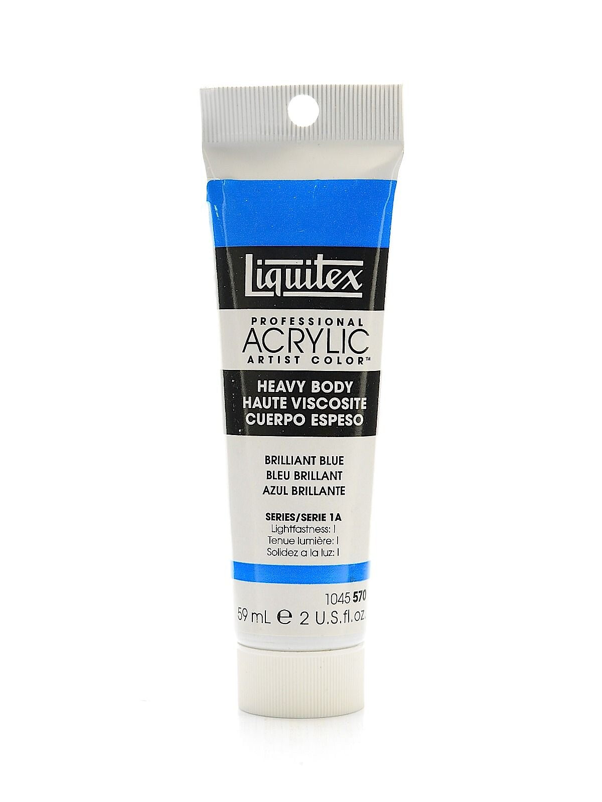 Liquitex Heavy Body Professional Artist Acrylic Colors, Brilliant Blue, 2Oz, 3/Pack (19189-Pk3)
