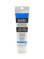 Liquitex Heavy Body Professional Artist Acrylic Colors, Brilliant Blue, 2Oz, 3/Pack (19189-Pk3)
