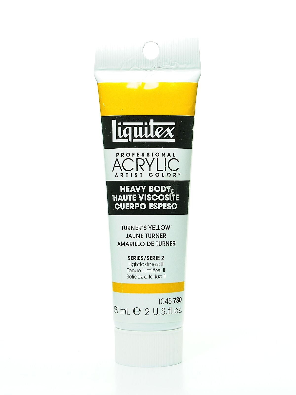 Liquitex Heavy Body Professional Artist Acrylic Colors, Turner's Yellow, 2Oz, 2/Pack (24313-Pk2)