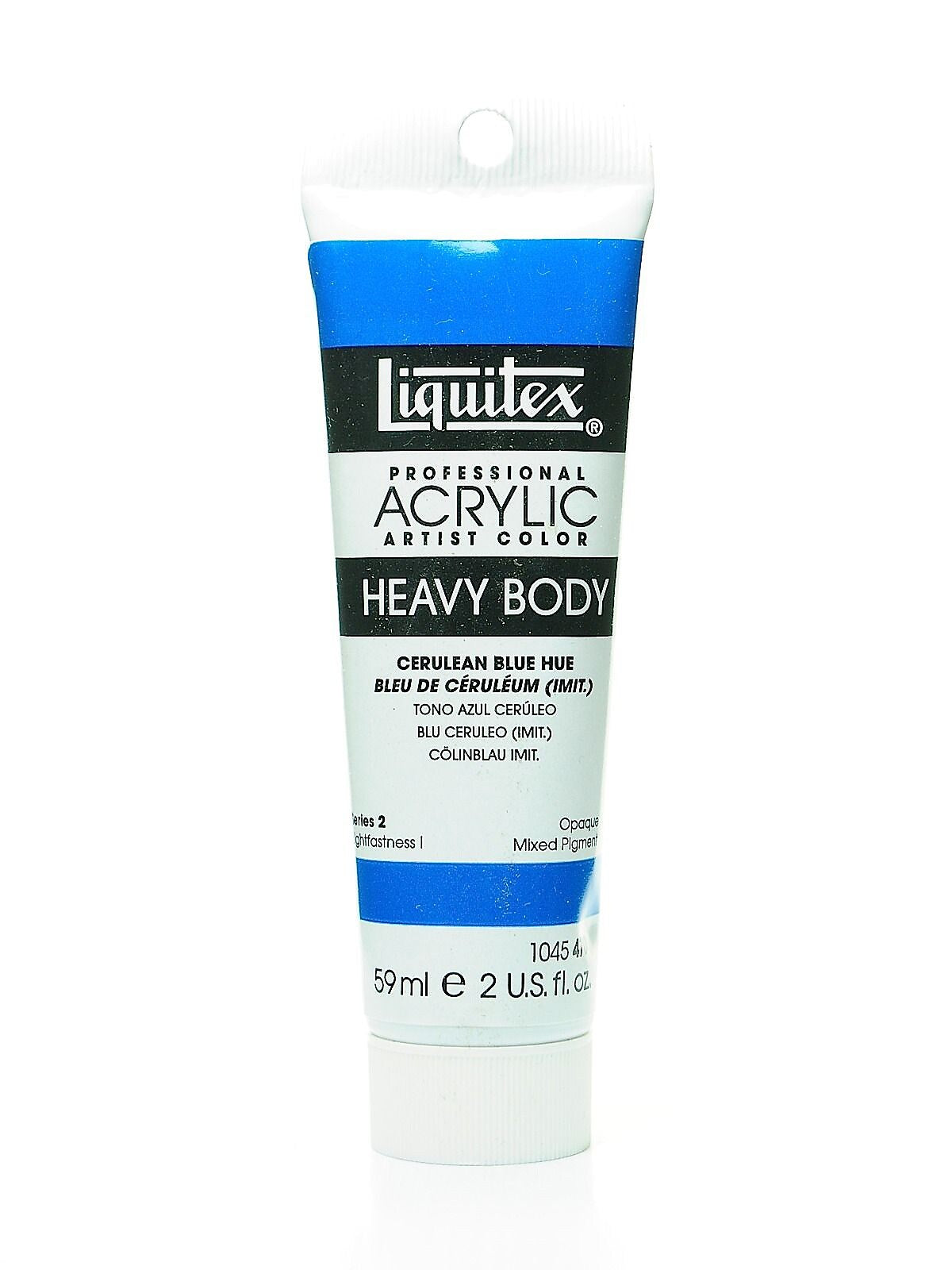 Liquitex Heavy Body Professional Artist Acrylic Colors Cerulean Blue Hue 2 Oz. [Pack Of 2]