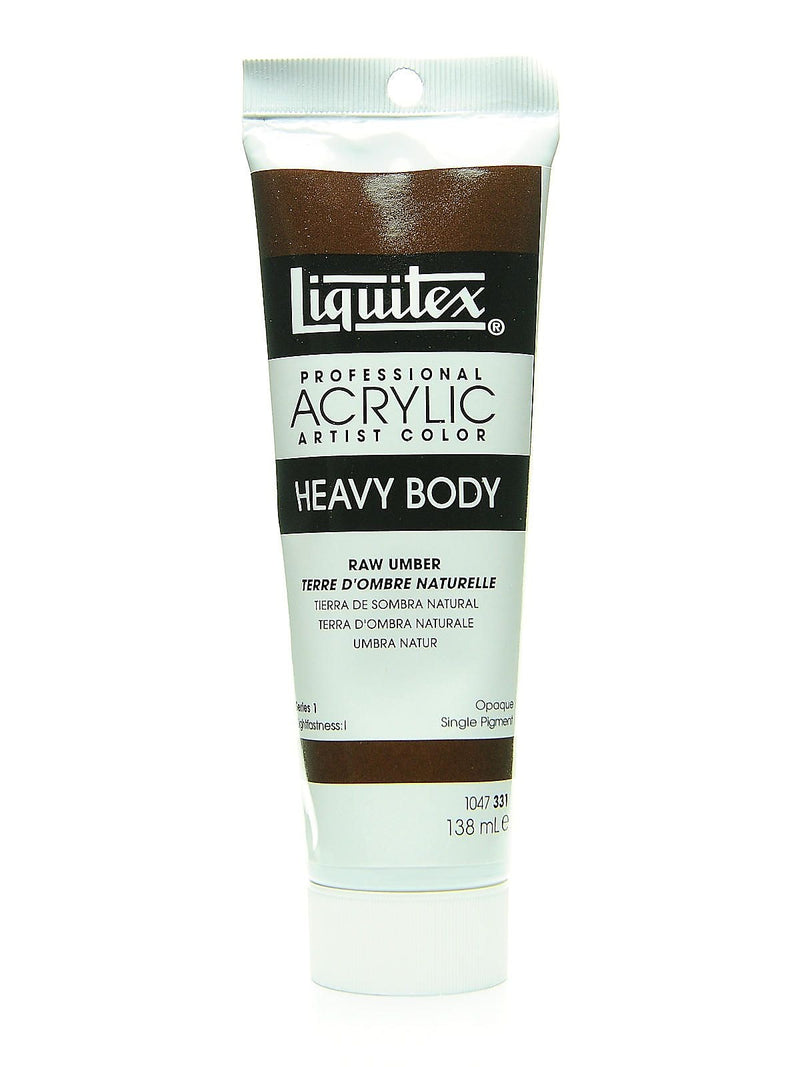 Liquitex Heavy Body Professional Artist Acrylic Colors Raw Umber 4.65 Oz.