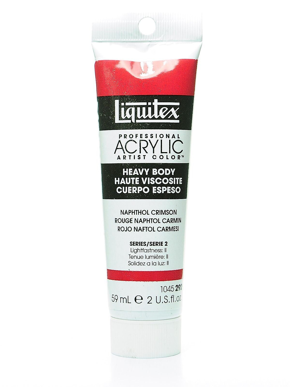 Liquitex Heavy Body Professional Artist Acrylic Colors Naphthol Crimson 2 oz. Pack Of 2