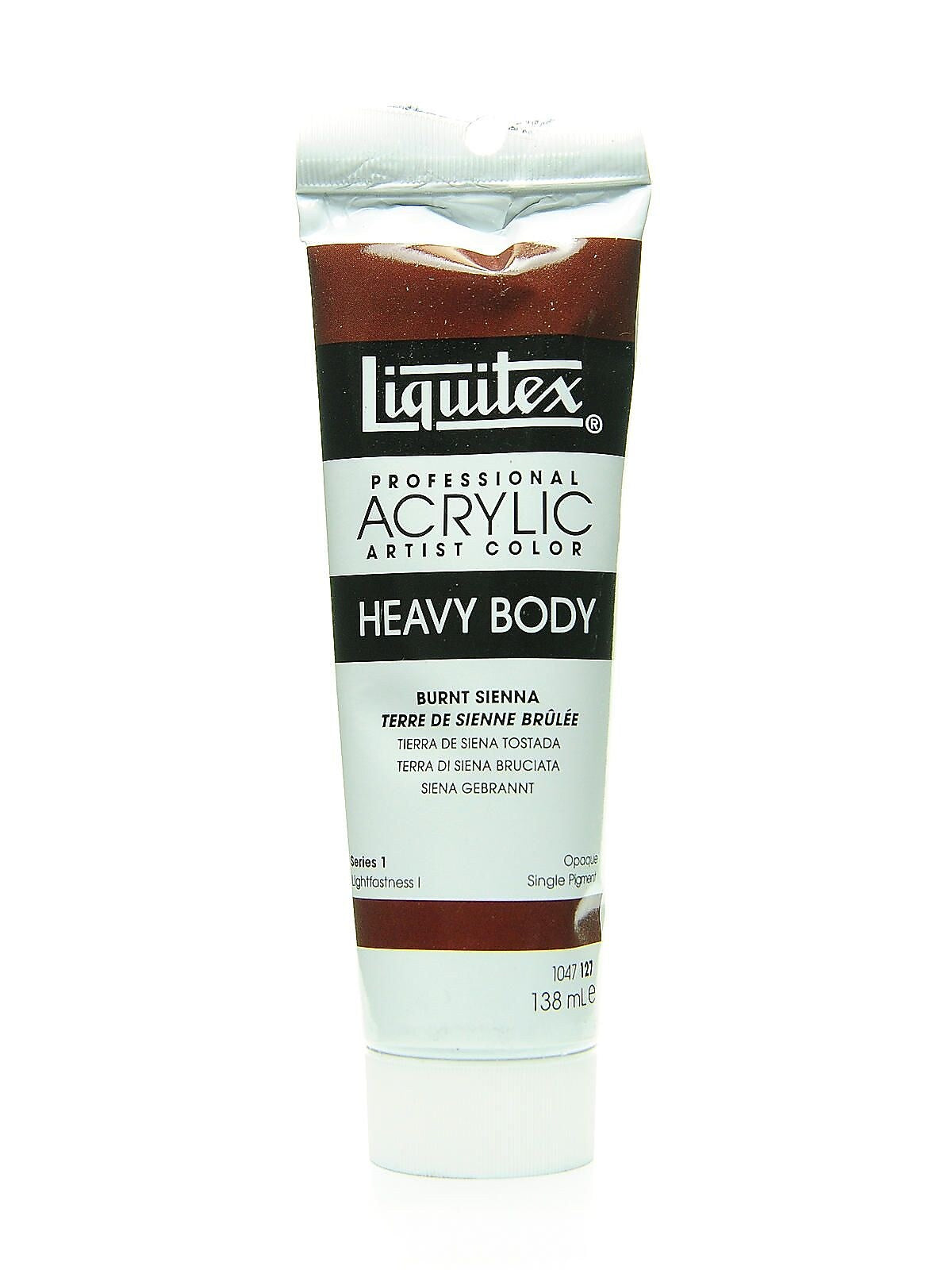 Liquitex Heavy Body Professional Artist Acrylic Colors Burnt Sienna 4.65 Oz.
