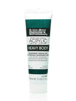 Liquitex Heavy Body Professional Artist Acrylic Colors Transparent Viridian Hue 2 Oz. [Pack Of 2]