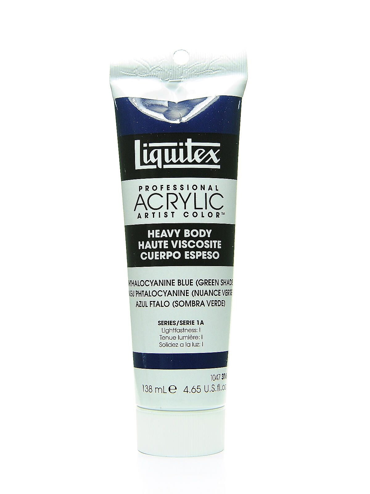 Liquitex Heavy Body Professional Artist Acrylic Colors, Phthalo Blue (Green Shade), 4.65Oz (46166)