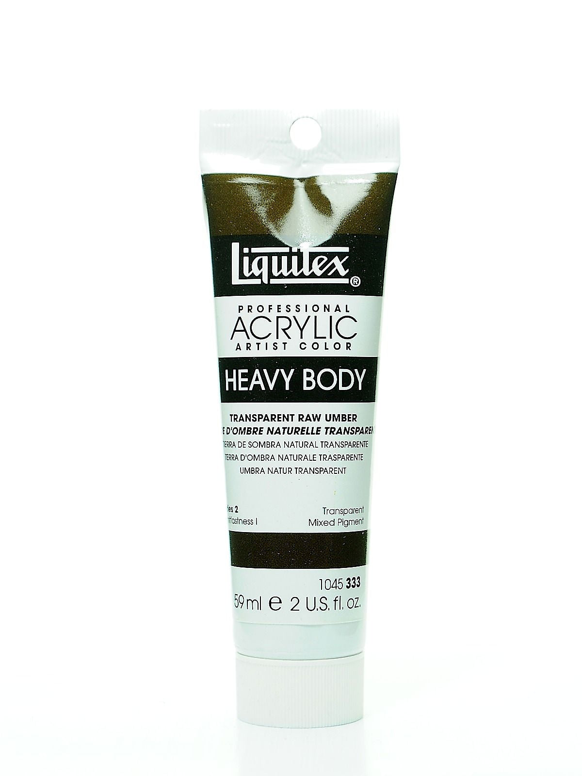 Liquitex Heavy Body Professional Artist Acrylic Colors Transparent Raw Umber 2 Oz. [Pack Of 2]
