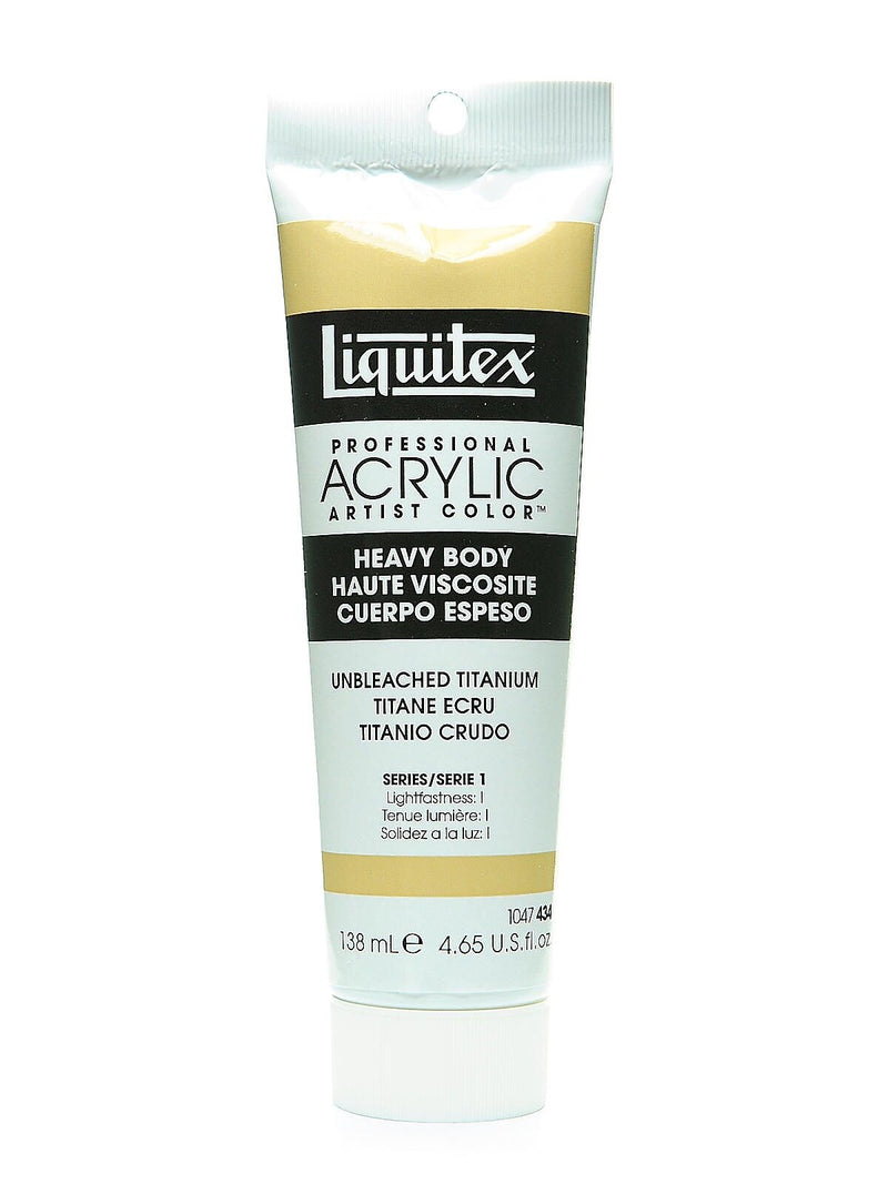 Liquitex Heavy Body Professional Artist Acrylic Colors Unbleached Titanium White 4.65 Oz.