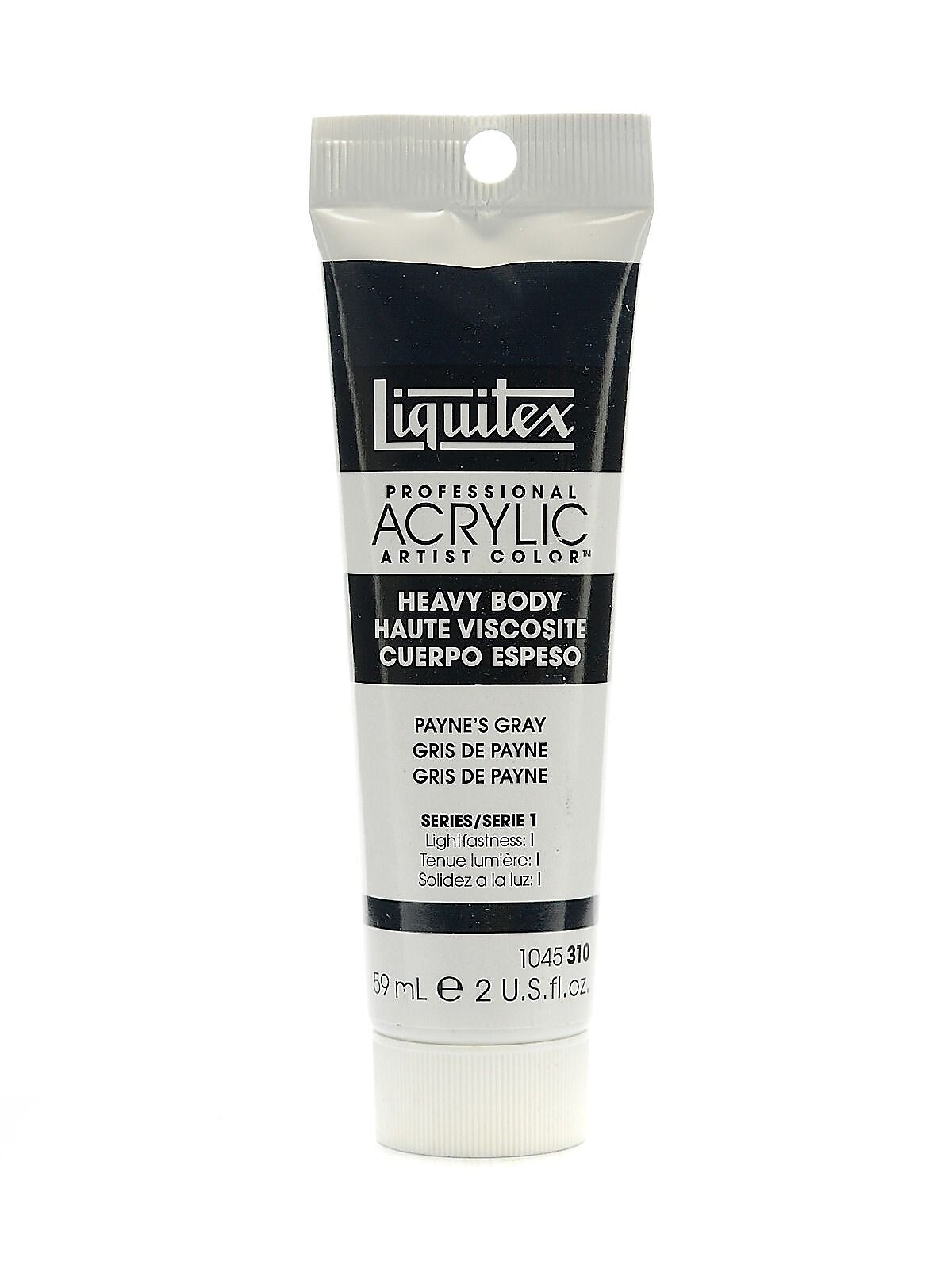 Liquitex Heavy Body Professional Artist Acrylic Colors Payne's Gray 2 Oz. [Pack Of 3]