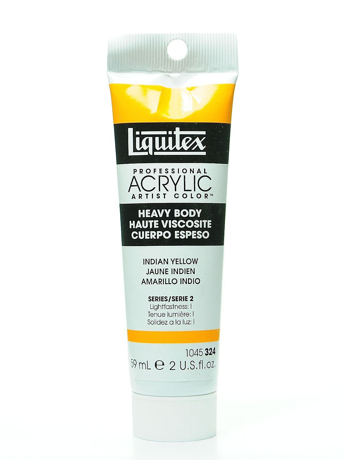 Liquitex Heavy Body Professional Artist Acrylic Colors Indian Yellow 2 Oz. [Pack Of 2]