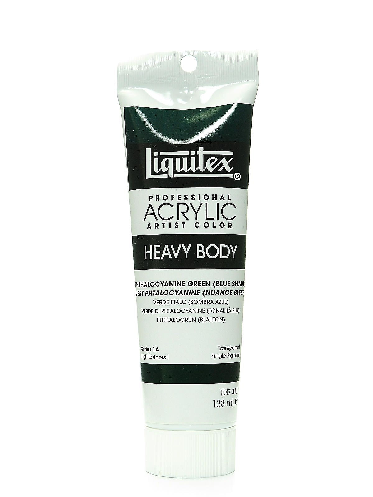 Liquitex Heavy Body Professional Artist Acrylic Colors Phthalo Green (Blue Shade) 4.65 Oz.