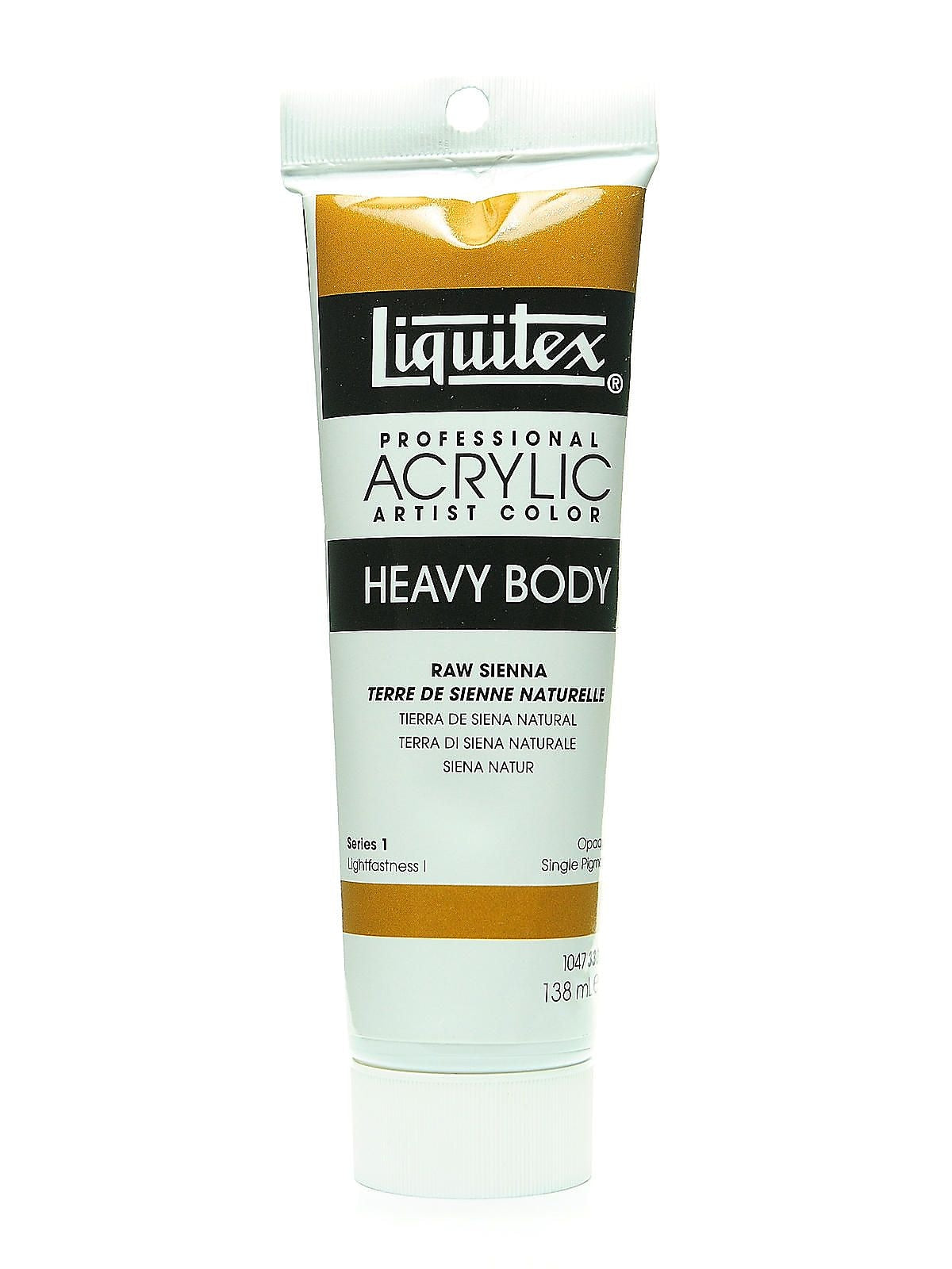 Liquitex Heavy Body Professional Artist Acrylic Colors Raw Sienna 4.65 Oz.
