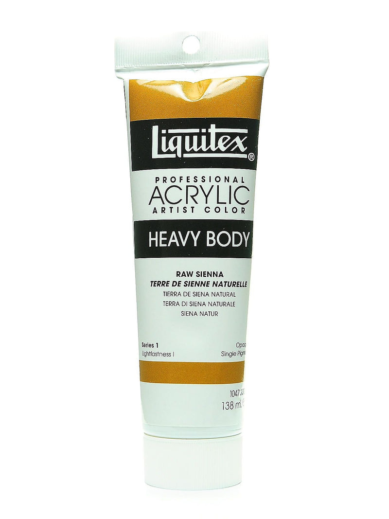 Liquitex Heavy Body Professional Artist Acrylic Colors Raw Sienna 4.65 Oz.