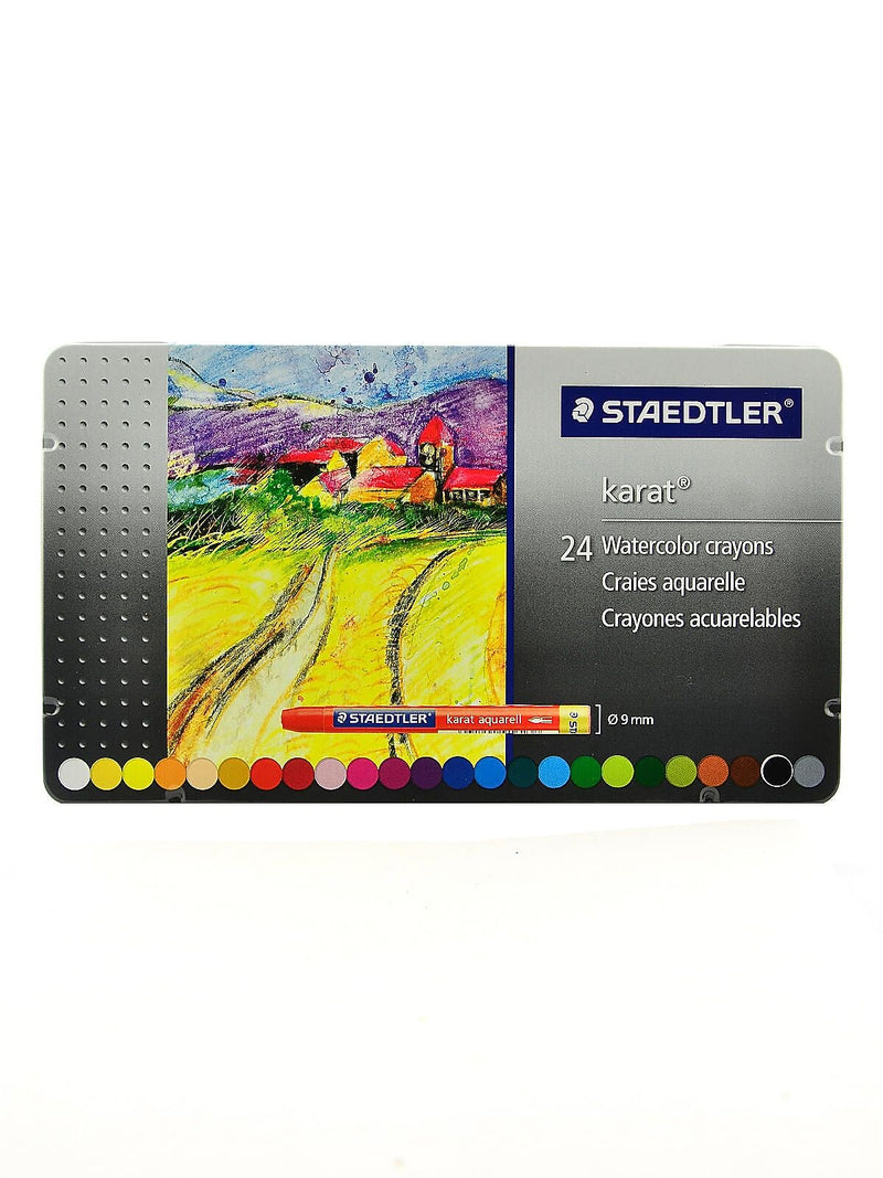 Staedtler Karat Watercolor Crayon, 24/Set