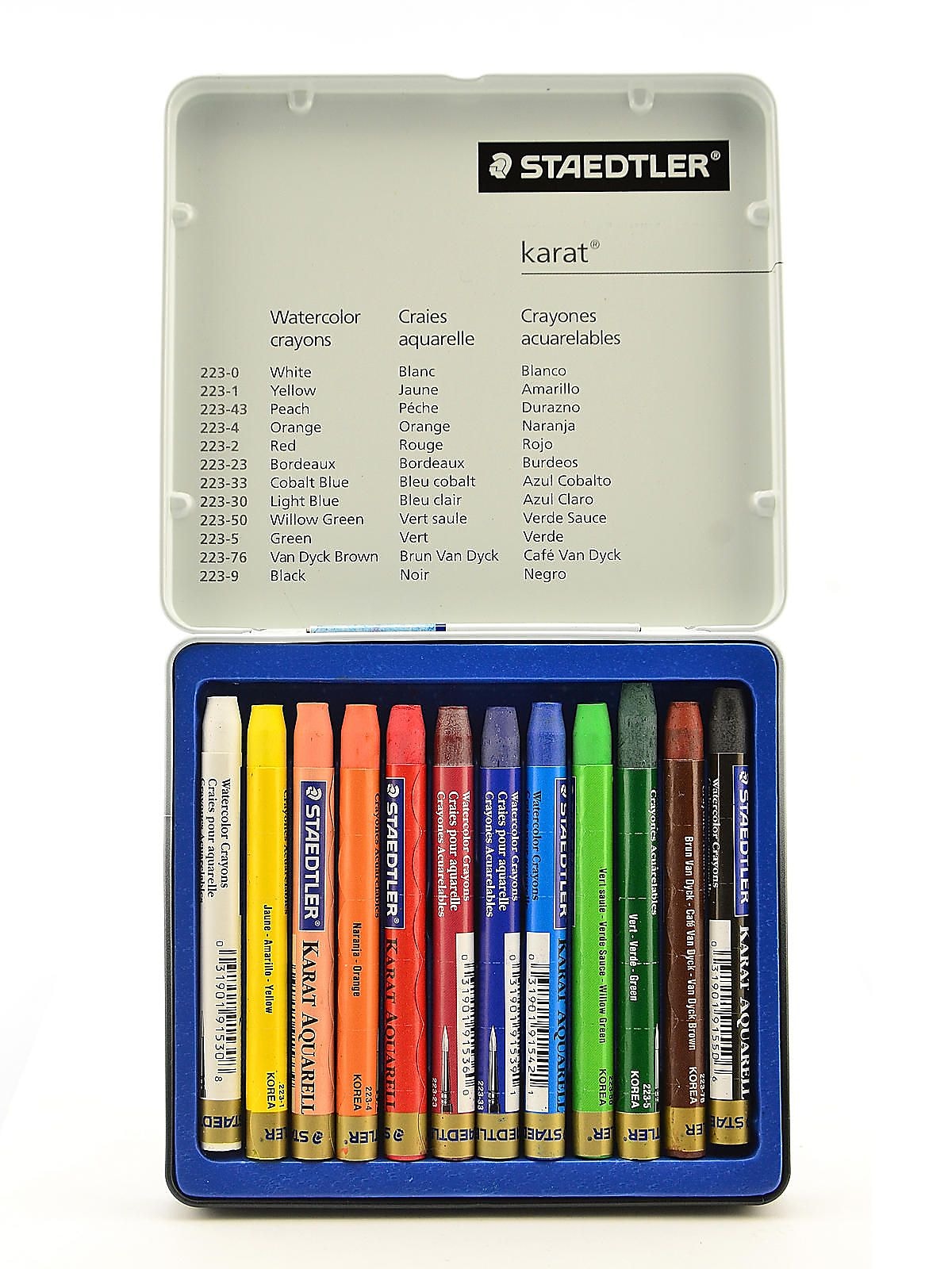Staedtler Karat Watercolor Crayon Sets Set Of 12