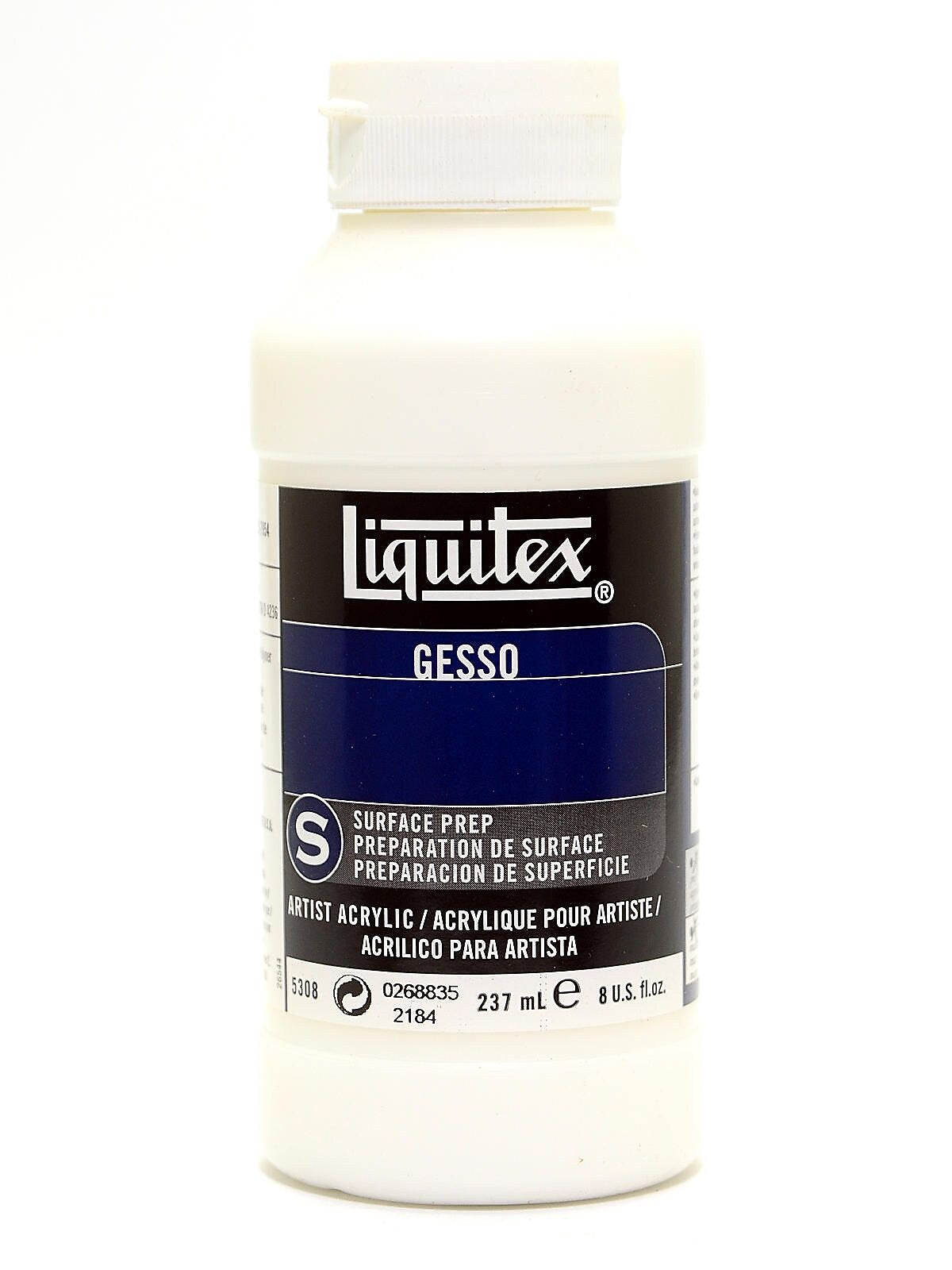 Liquitex Acrylic Gesso 8 Oz. [Pack Of 2]