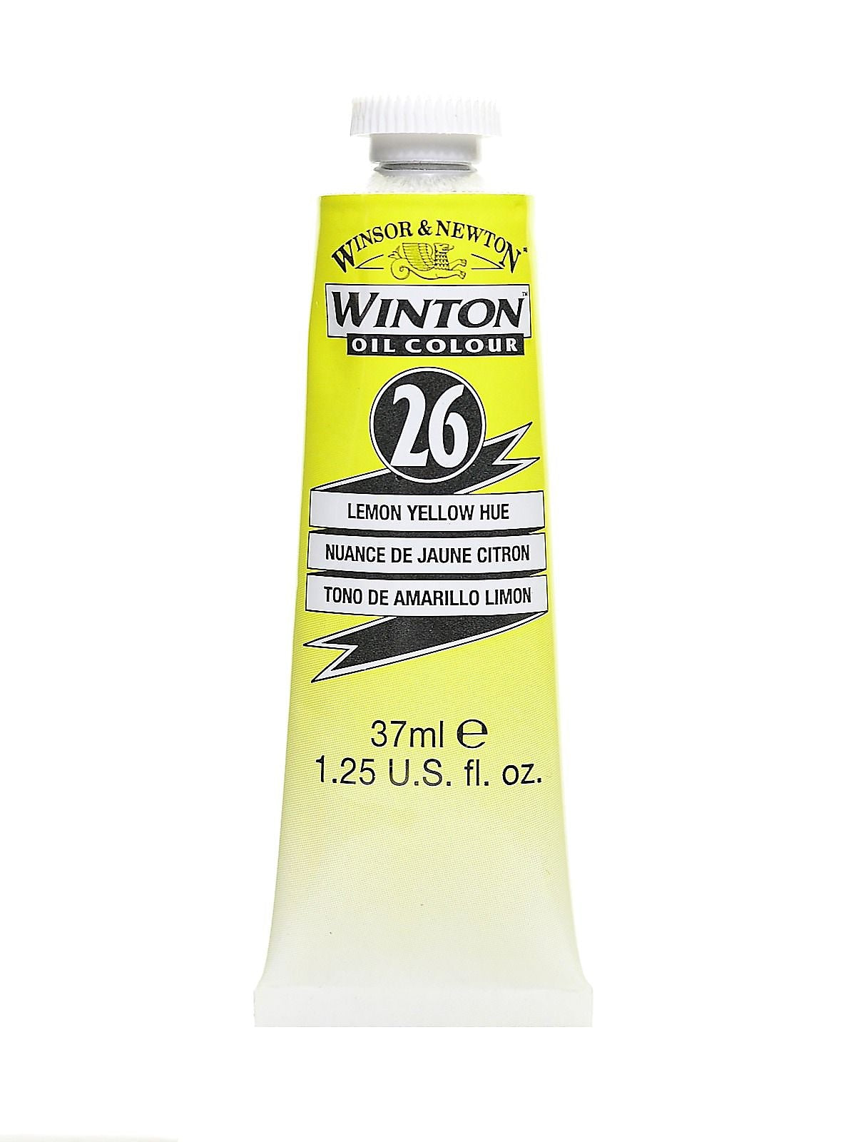 Winsor  And  Newton Winton Oil Colours 37 Ml Lemon Yellow Hue 26 [Pack Of 3]