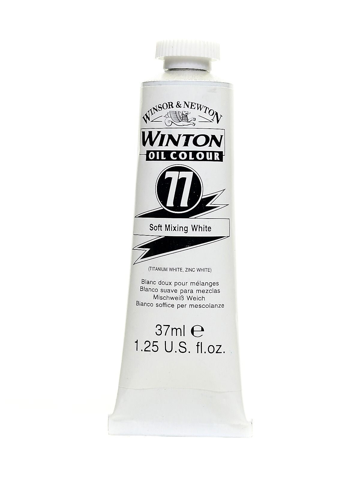 Winsor And Newton Winton Oil Colours 37 Ml Soft Mixing White 77 [Pack Of 3]