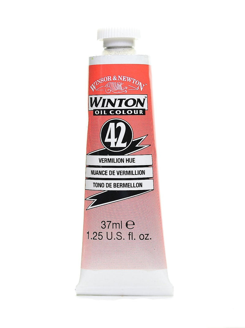 Winsor  And  Newton Winton Oil Colours 37 Ml Vermilion Hue 42 [Pack Of 3]