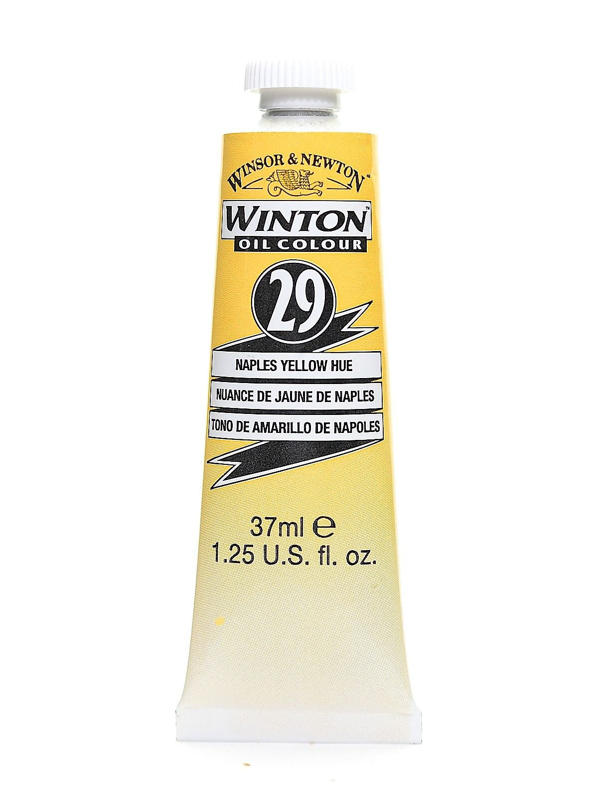 Winsor  And  Newton Winton Oil Colours 37 Ml Naples Yellow Hue 29 [Pack Of 3]