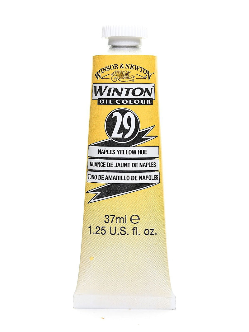 Winsor  And  Newton Winton Oil Colours 37 Ml Naples Yellow Hue 29 [Pack Of 3]