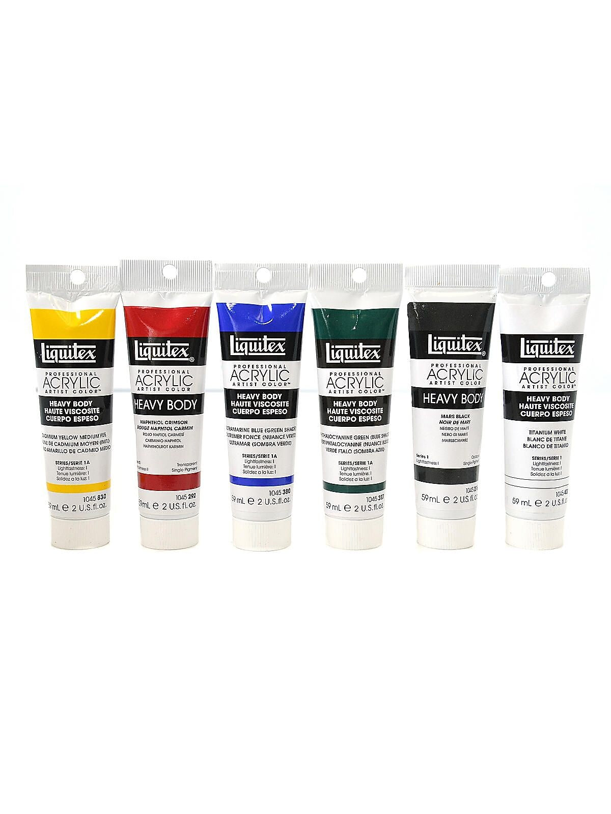 Liquitex Classic 6 Heavy Body Acrylic Paint Color, Set Of Six (72534)