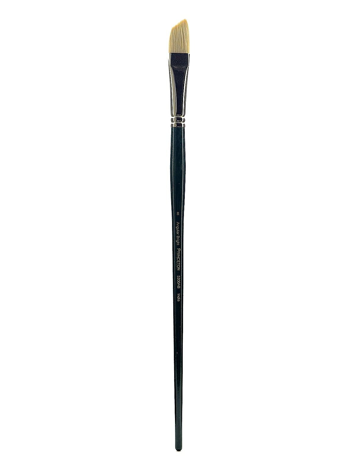 Princeton Series 5200 Chinese Bristle Oil Brushes, 8-Angular Bright (12307)
