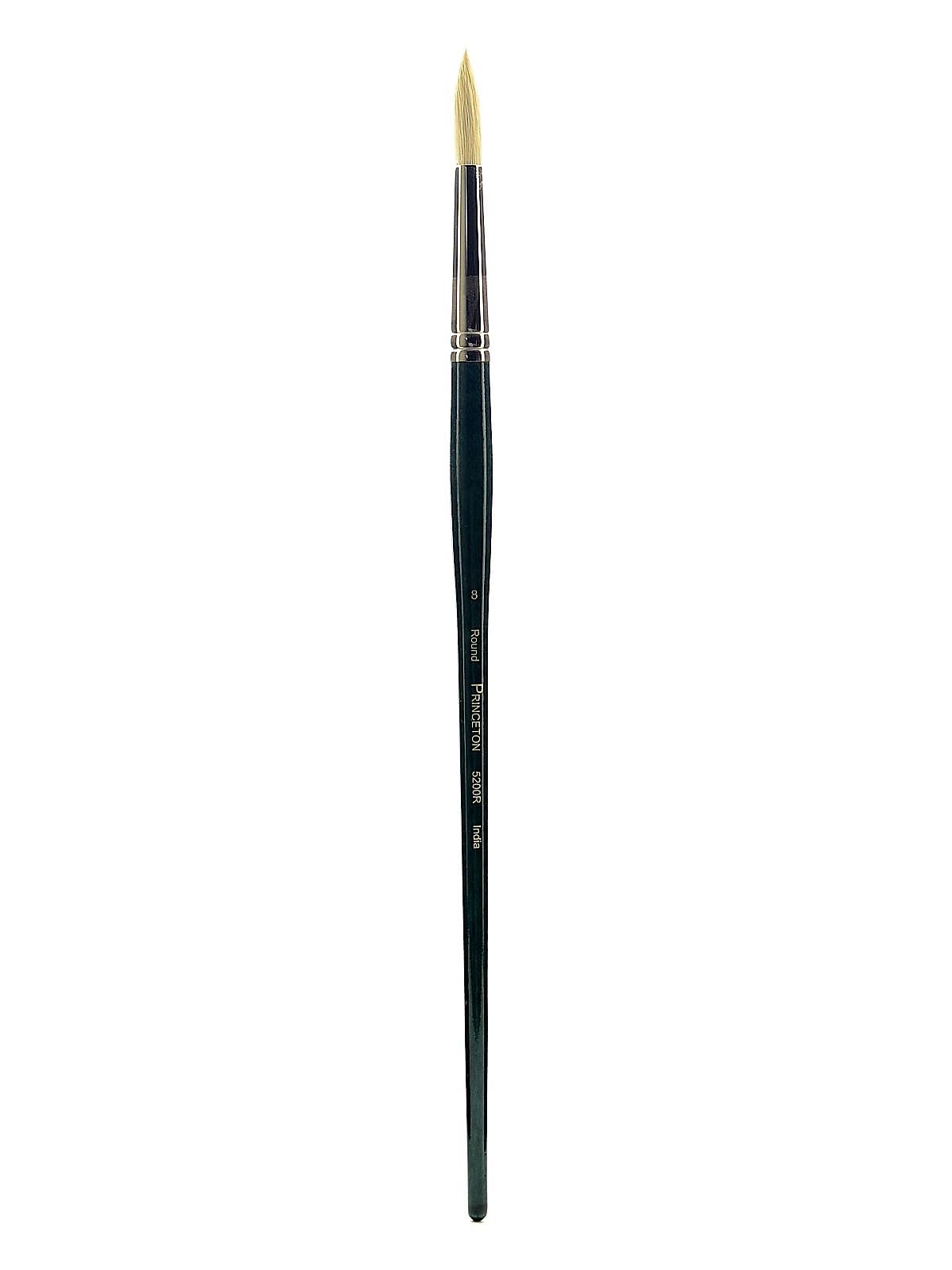 Princeton Series 5200 Chinese Bristle Oil Brushes 8 Round