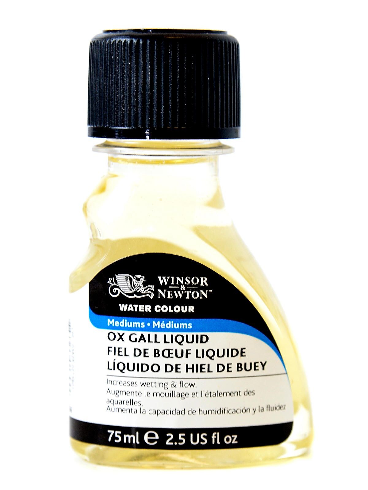 Winsor And Newton Water Colour Ox Gall Liquid Medium 75 Ml