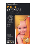 Lineco Scrapbooking Infinity Paper Gold Photo Corners, 2/Pack (20649-Pk2)