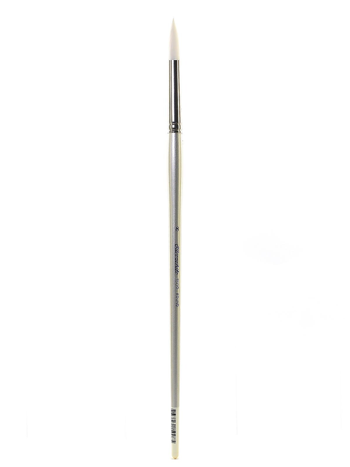 Silver Brush Silverwhite Series Synthetic Brushes Long Handle 8 Round