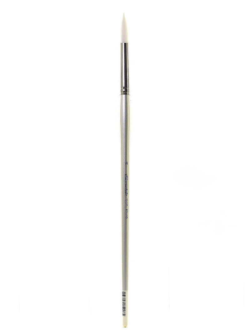 Silver Brush Silverwhite Series Synthetic Brushes Long Handle 8 Round