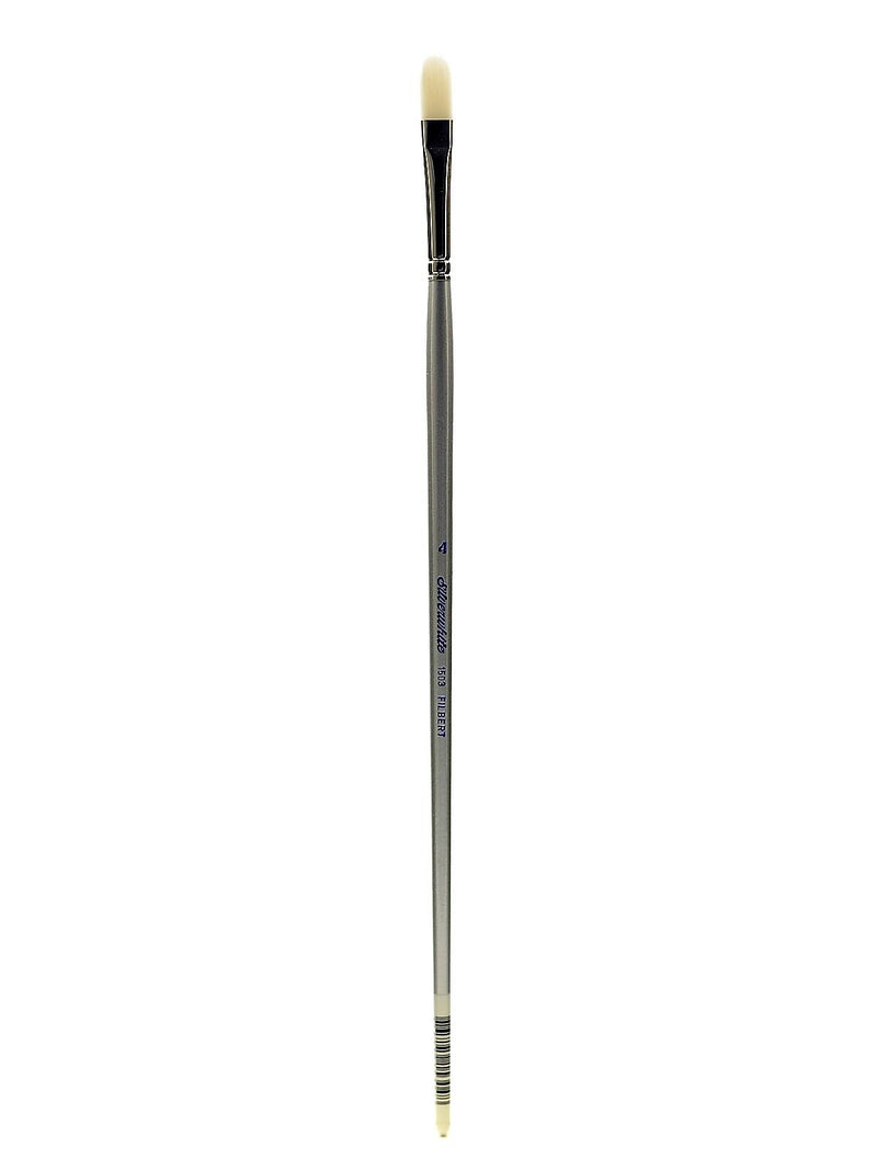 Silver Brush Silverwhite Series Synthetic Brushes Long Handle 4 Filbert