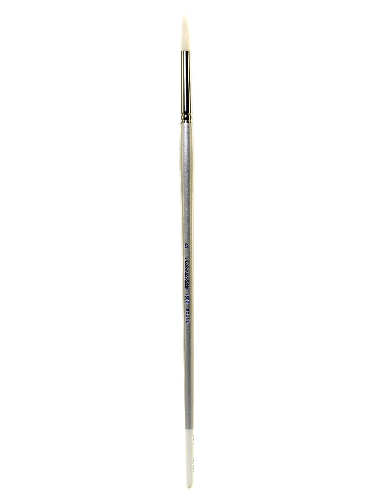 Silver Brush Silverwhite Series Synthetic Brushes Long Handle 6 Round