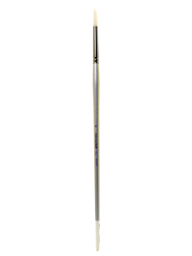 Silver Brush Silverwhite Series Synthetic Brushes Long Handle 6 Round
